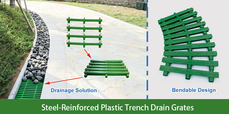 Steel-Reinforced Plastic Trench Drain Grates: A Dual Advantage of Technology and Aesthetics